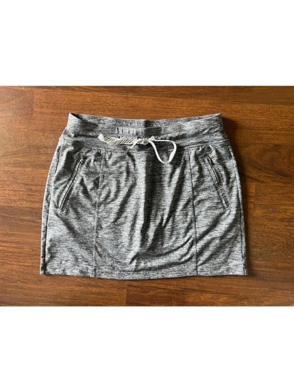 Member’s Mark Heather Gray Sport Skort Stretch Active Skirt Size M
